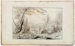 Thomas Cole - Без названия, индейцы преодолеваемого брода реки Быстрая