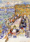Maurice Brazil Prendergast - Rising Tide, Сен-Мало