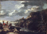 Salvator Rosa - Бандиты на скалистом берегу